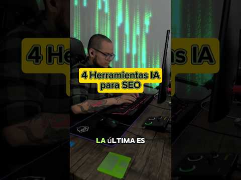 Te recomiendo estás 4 herramientas de seo con ia y la última es gratis