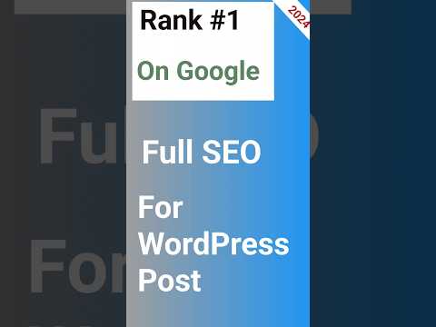 seo friendly Artical kaise like #articol #seo #vlog #wordpress