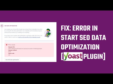 Cum să remediați eroarea Start SEO Optimization pe Yoast WordPress Plugin? #WordPress 59