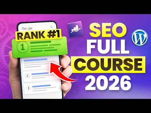 WordPress SEO for Beginners 2026 (Rank Math) — Full Course